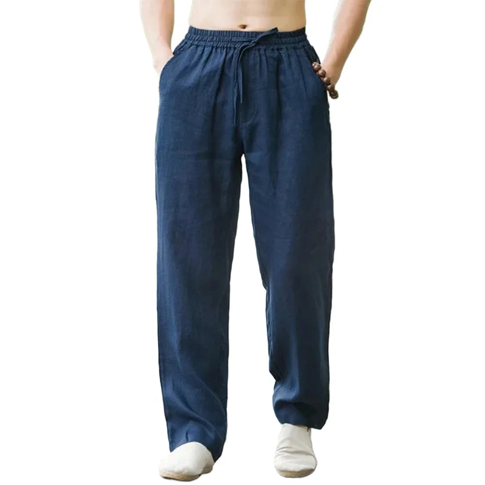 Summer Linen Jogger Pants